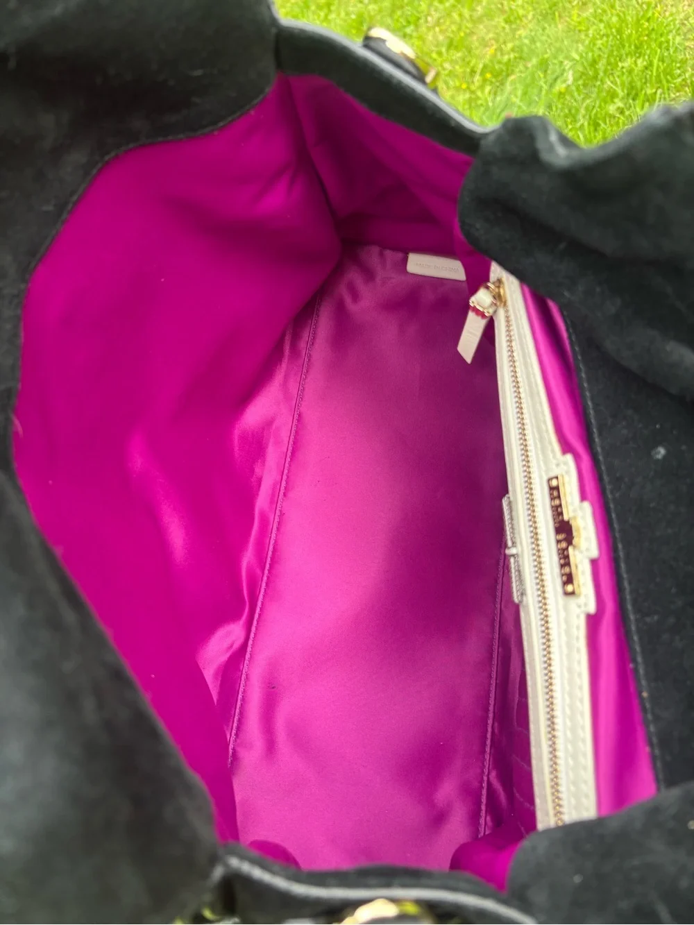 Henri Bendel Suede Leather Shoulder Bag - Picture 10 of 17